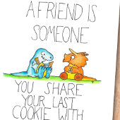 ニコール・ジャネスによる恐竜の友だち2葉書 ポストカード