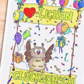 ニコール・ジャネスによるGEBURTSTAGSポストカード ポストカード