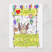 ニコール・ジャネスによるGEBURTSTAGSポストカード ポストカード (正面)