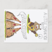 ニコール・ジャネスによるTHANK YOUポストカード ポストカード (正面)