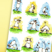 ニコール・ジャネスによるYOGAグリーティングカード カード