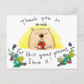 ニコール・ジャネスのギフトハガキをありがとう ポストカード (正面)