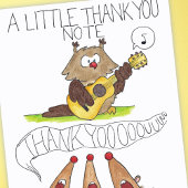 ニコール・ジャネスのグリーティングカードに感謝 サンキューカード