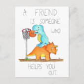 ニコール・ジャネスのハガキ救済がありがとう ポストカード (正面)