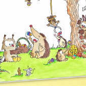 ニコールJanes著イースター挨拶状 シーズンカード