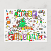 ニコールJanes著作のキーウィのクリスマスの郵便はがき シーズンポストカード (正面)