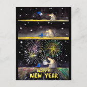 ニコールJanes著作の明けましておめでとうの郵便はがき シーズンポストカード (正面)