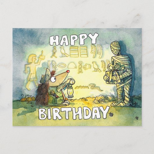 ニコールJanes著歴史のおたくのためのハッピーバースデー シーズンポストカード (正面)