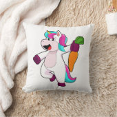 ニコーンとニンジン クッション (ブランケット)