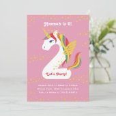 ニコーンユニコーン第2バースデーパーティー 招待状 (スタンド正面)