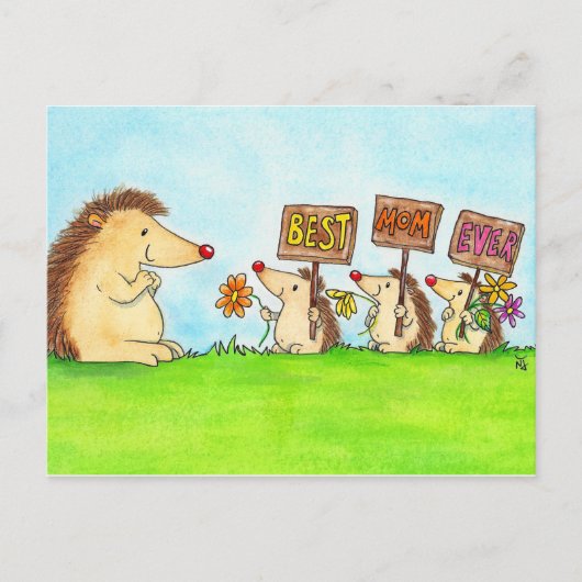 ニコ最高のレ・ジャネスによる母の絵葉書 ポストカード (正面)