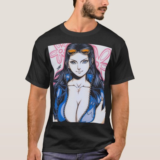 ニコ・ロビン 〜 デビルチャイルド Tシャツ (正面)
