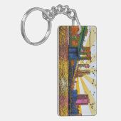 ニサイケデリックューヨーク市:WTC #1、ブルックリン·ブリッジ キーホルダー (正面左)