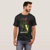 ニザウルスニーニティラノサウルス恐竜ベビー母 Tシャツ (正面フル)