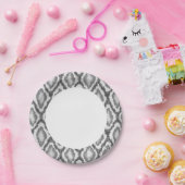 ニシキヘビのスキンパターン ペーパープレート (パーティー)