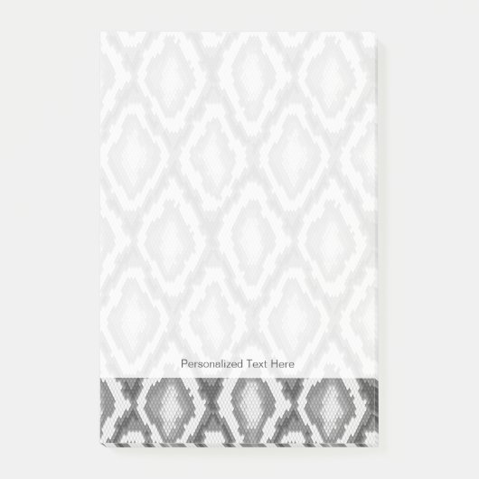 ニシキヘビのスキンパターン ポストイット (正面)