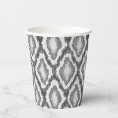 ニシキヘビの皮膚パターン 紙コップ (正面)