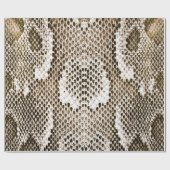 ニシキヘビの皮，ヘビのパターン，動物の皮膚のパターンde ラッピングペーパー (フラット)