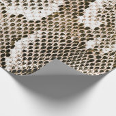 ニシキヘビの皮，ヘビのパターン，動物の皮膚のパターンde ラッピングペーパー (角)