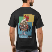 ニシキ オンドリ Tシャツ (裏面)