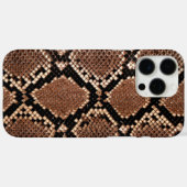ニシダイヤモンドバックガラガラヘビの革 Case-Mate iPhoneケース (裏面 (横))