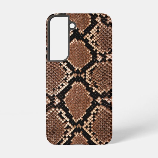 ニシダイヤモンドバックガラガラヘビの革 SAMSUNG GALAXYケース (裏面)