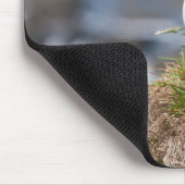 ニシツノメドリのFratercula Arctica マウスパッド (コーナー)