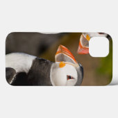 ニシツノメドリ、示されている遠洋の海鳥 Case-Mate iPhoneケース (裏面 (横))
