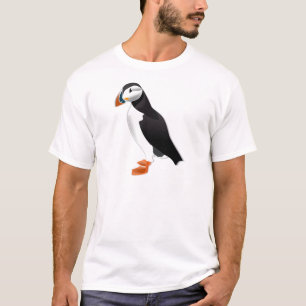 ニシツノメドリ Tシャツ