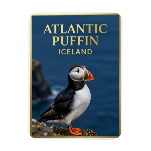 🐧 ニシツブシガモ Iceland 海鳥 マグネット (縦)