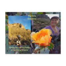 ニシバボサボテンの花/オレンジ/アリゾナUSA