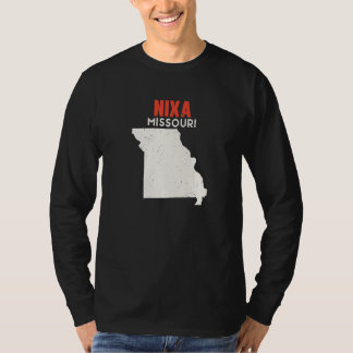 ニシャミズーリUSA州アメリカトラベルミッソーリアン Tシャツ