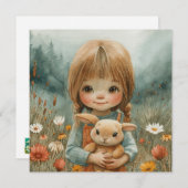 ニシンの寄り添い：喜ばしい挨拶🐇デジタル シーズンカード (正面/裏面)