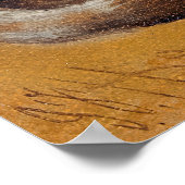 ニシンの犬と髭のある子 ポスター (角)