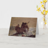 ニシン網 カード (黄色い花)