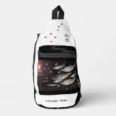 ニシン　礼文　あらゆる生命たちへ感謝と祈りをささげます。 スリングバッグ (正面)