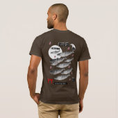 ニシン！（鰊；北海道）あらゆる生命たちへ感謝をささげます。 Tシャツ (裏面フル)