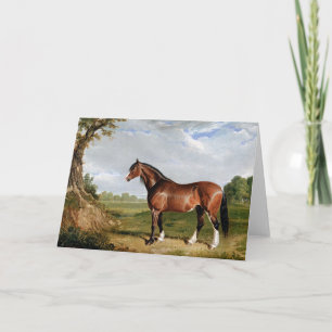 ニシン – A Clydesdale Stallion,素晴らし art, カード