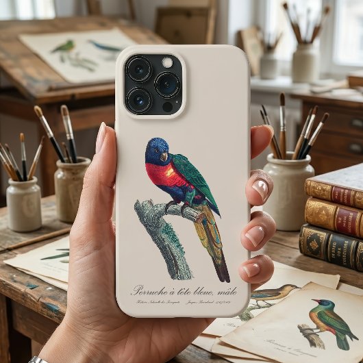 ニジインコ 雄 Trichoglossus Moluccanus Case-Mate iPhoneケース