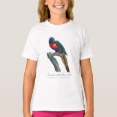 ニジインコ 雄 Trichoglossus Moluccanus Tシャツ (正面)