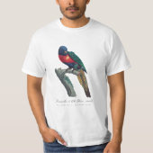 ニジインコ 雄 Trichoglossus Moluccanus Tシャツ (正面)