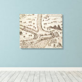 ニジェールの合流点 キャンバスプリント (インサイチュ (ウッドフロア))