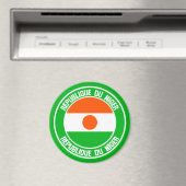 ニジェールラウンドエンブレム マグネット (インサイチュ (食洗機))