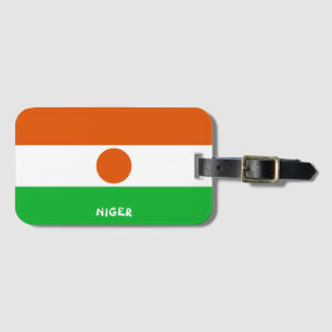ニジェール国おもしろい旗 ラゲッジタグ