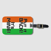 ニジェール国おもしろい旗 ラゲッジタグ (正面横)