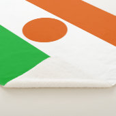 ニジェール国旗(アフリカ国) シェルパブランケット (3/4)