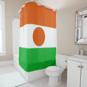 ニジェール国旗（アフリカ国） シャワーカーテン (インサイチュ)