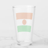 ニジェール国旗（アフリカ国） タンブラーグラス (裏面)