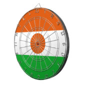 ニジェール国旗(アフリカ国) ダーツボード (正面右)