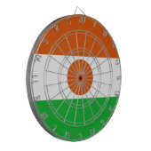 ニジェール国旗(アフリカ国) ダーツボード (正面左)